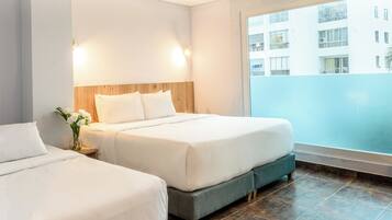 Standard Triple Room, City View | View from room