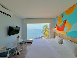 Superior Double or Twin Room, Sea View | In-room safe, WiFi (free), bed sheets