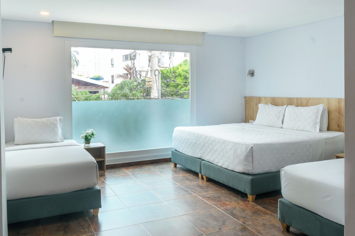 In-room safe, WiFi (free), bed sheets
