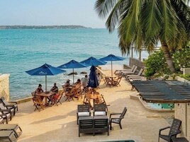 2 outdoor pools, open 9:00 AM to 10:00 PM, sun loungers
