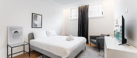 1 dormitorio, Internet, ropa de cama