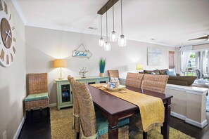 Dining - Bay Breeze by SoCharm | Luxurious Waterfront Condo (Cornelius)