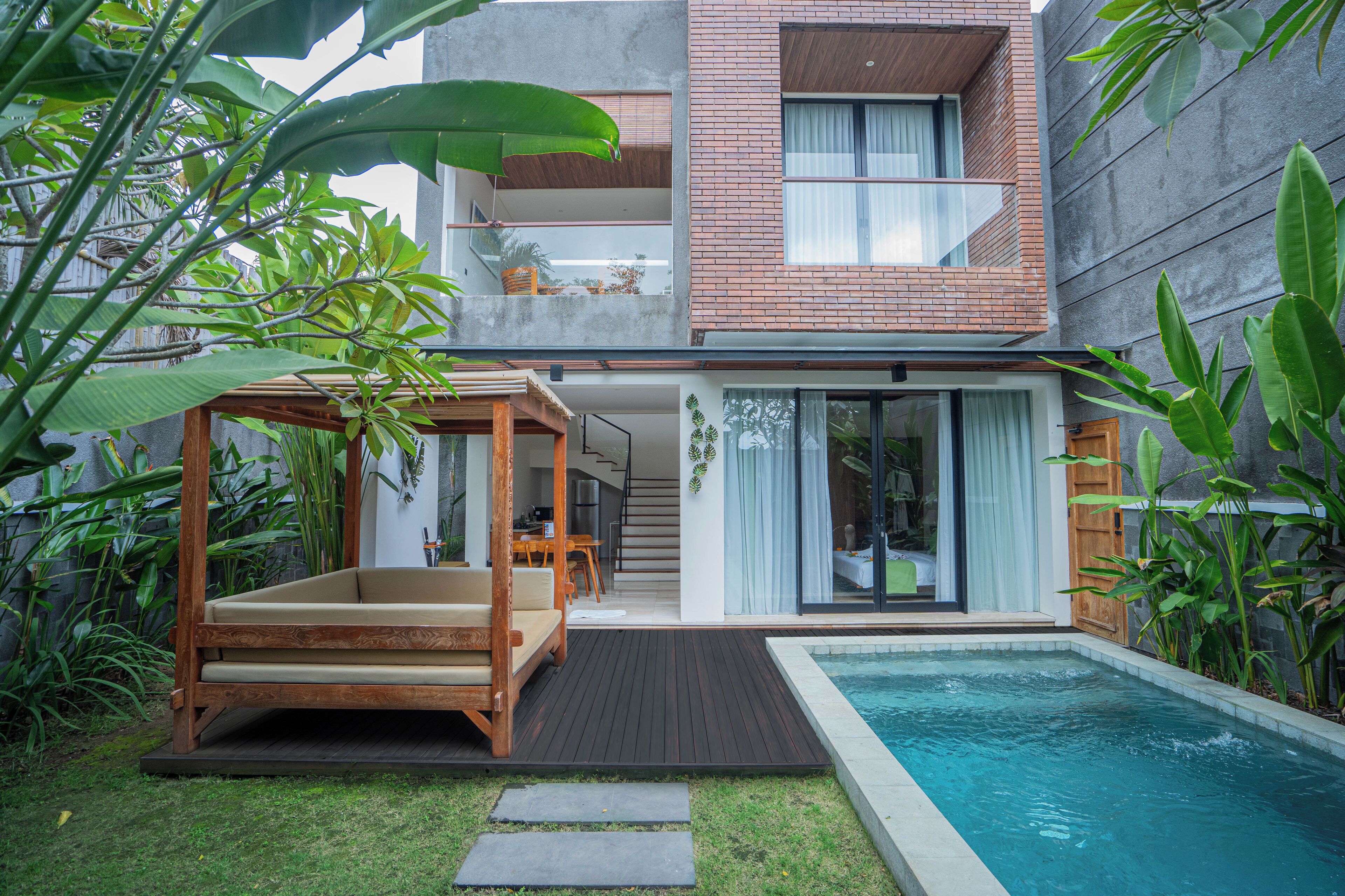 Two bedroom pool villa | Premium bedding, in-room safe, desk, blackout drapes
