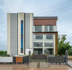 Overnatningsstedets facade