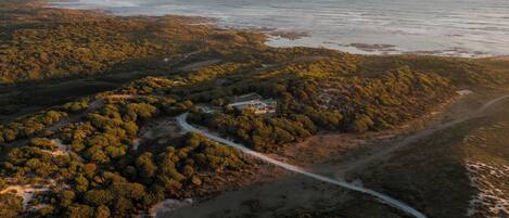 منظر من الجو على ارتفاع عالٍ