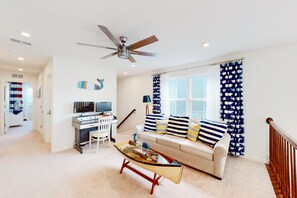 TV, table tennis, books, streaming services