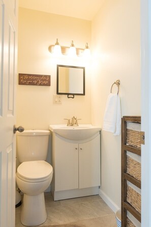 Shower, towels, shampoo - Comfy Escape with Lake Chapin views! (Berrien Springs)
