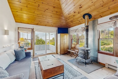 Lovely home with harbor views, gas grill, streaming, W/D, & gourmet range