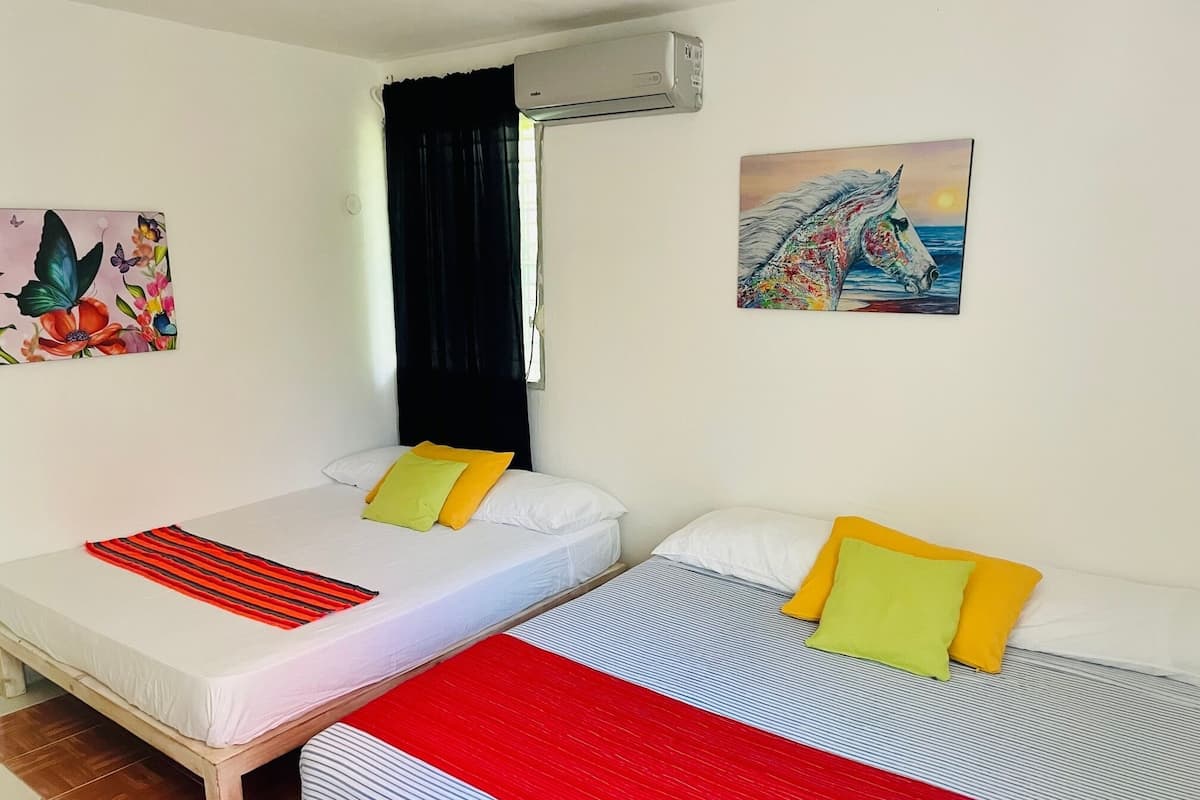 1 habitación y ropa de cama hipoalergénica