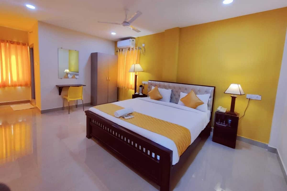 Kamar Double Deluks untuk 1 Orang, 1 kamar tidur, pemandangan kota | 1 kamar tidur, ruang kerja ramah laptop, dan Wi-Fi gratis
