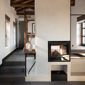 Junior Suite with Outdoor Hot Tub - Mountain & Sea View | Premium bedding, down comforters, minibar, in-room safe