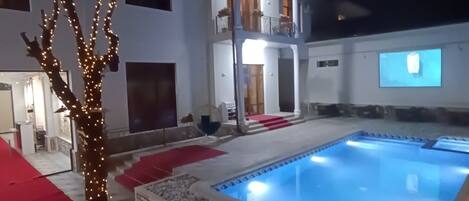 Façade de l’hébergement