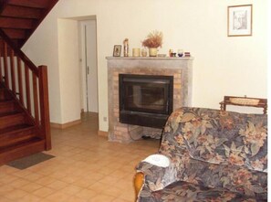 Fernseher, Kamin