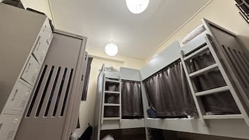Royal Shared Dormitory, Men only, Shared Bathroom | Desk, laptop workspace, blackout curtains, iron/ironing board