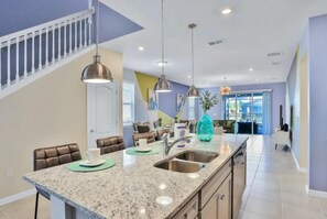 Villa, Multiple Beds | Private kitchen