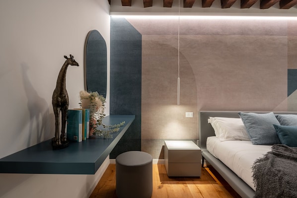Appartement Design | 1 chambre, literie hypoallergénique, ameublement unique