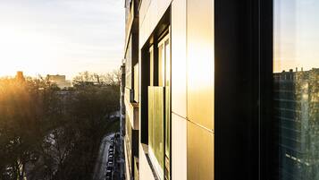 Uitzicht vanuit accommodatie