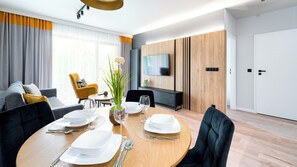 Deluxe-Apartment (8/27 C) | Wohnbereich