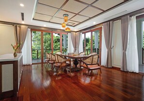 Villa, 2 Bedrooms | Living area | 55-inch Smart TV with satellite channels, TV, toys - Senna Wellness Retreat (Bac Ninh)