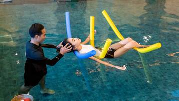 Indoor pool, outdoor pool, free cabanas, pool umbrellas