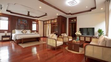 Luxury-Studiosuite (Double) | Hochwertige Bettwaren, Daunenbettdecken