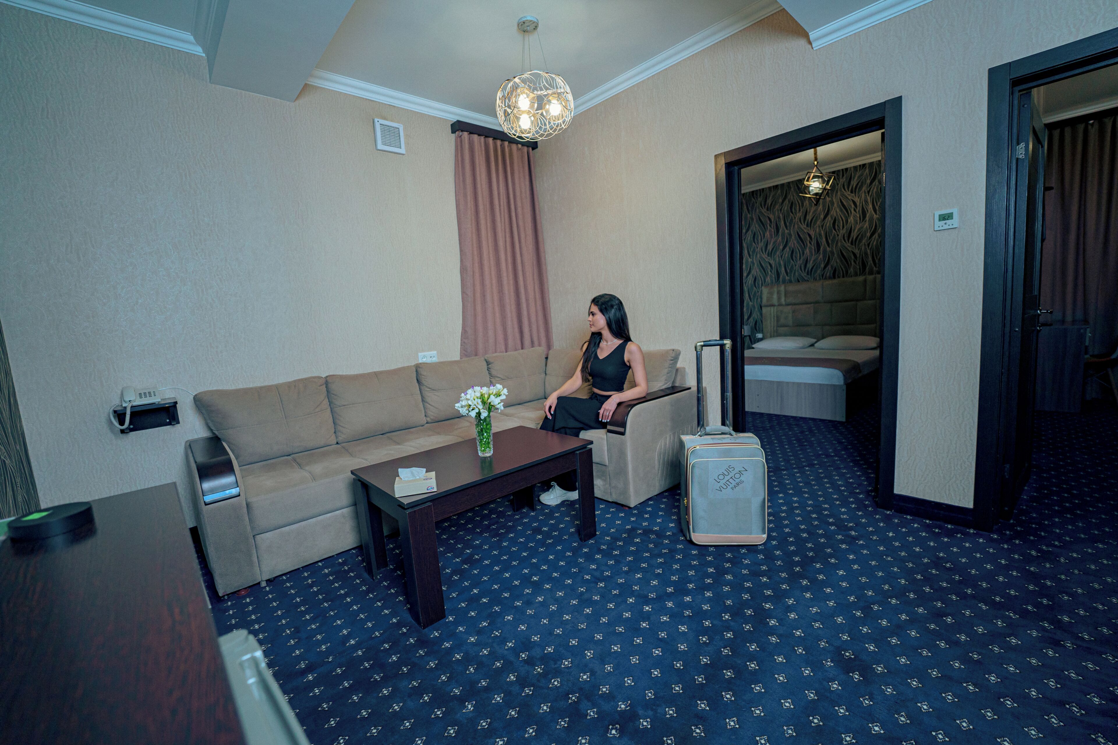 Premium bedding, down duvets, in-room safe, desk