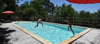 Gite La Terrasse en Périgord - La Blénie - Heated swimming pool