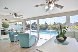 Una piscina riscaldata