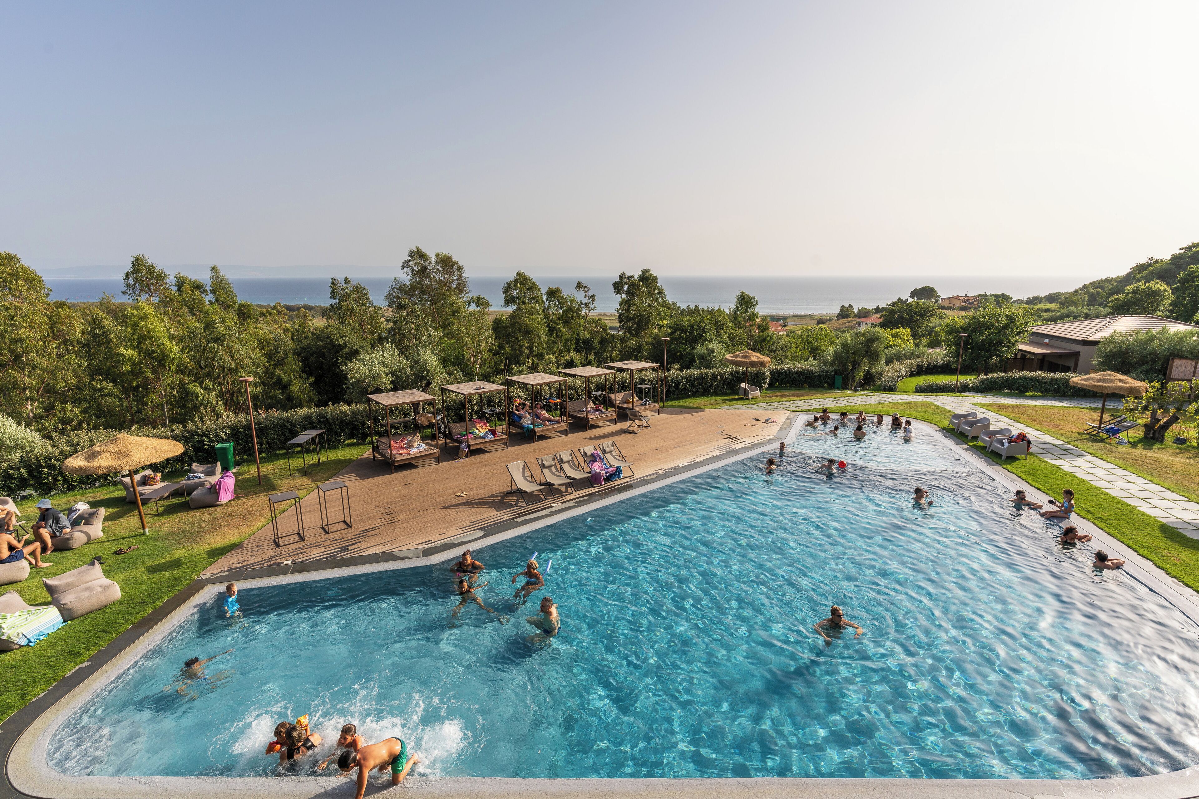 Alberca al aire libre 