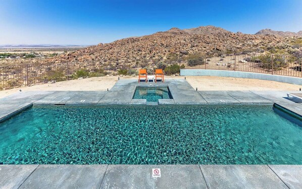 Una piscina climatizada