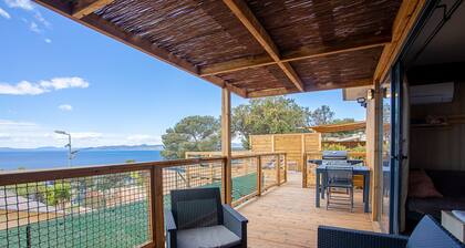 Lodge Vue Mer prĂšs de la plage avec piscine et Wi-Fi