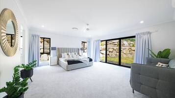 5 bedrooms, iron/ironing board, WiFi, bed sheets