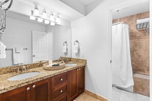 Towels, soap, shampoo