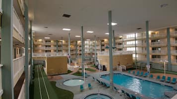 Indoor pool, outdoor pool