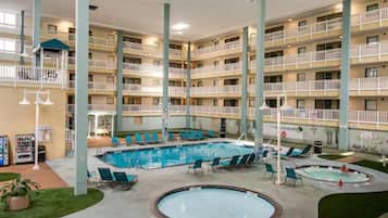Indoor pool, outdoor pool
