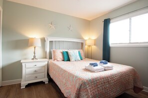 2 dormitorios, cuna de viaje, wifi gratis y ropa de cama