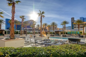 Outdoor pool, a heated pool - MGM Signature-29-819/21 2Br3Ba F1 View Balcony Ste (Las Vegas)