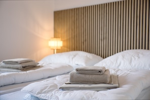 2 Schlafzimmer, Reisekinderbett, kostenloses WLAN
