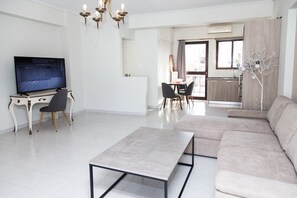 Apartment | Living area - Gorgeous apt in Faliro with view (Palaio Faliro)