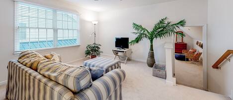 Televisión y chimenea