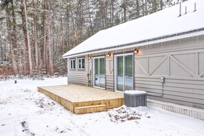 Exterior - Updated, tree-lined home on the snowmobile trail with gas fireplace & firepit (Manitowish Waters)