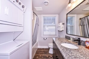 Hair dryer, towels - Updated, tree-lined home on the snowmobile trail with gas fireplace & firepit (Manitowish Waters)