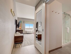 Regadera en el baño