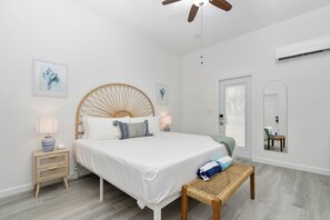Luxe studio suite | Luxe beddengoed, bedden met traagschuimmatrassen