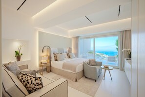 Executive Studio Suite, Sea View | Frette Italian sheets, premium bedding, down comforters - Palazzo M Capri (Capri)