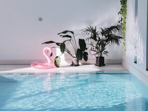 Indoor pool - 2 bedroom accommodation in Coughton, near Ross-on-Wye (Coughton, near Ross-on-Wye)