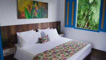 Egyptian cotton sheets, premium bedding, down duvets, pillow-top beds