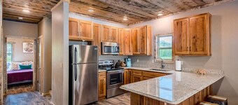 The Highwater Cabin! Right on the banks of the Little Buffalo River!