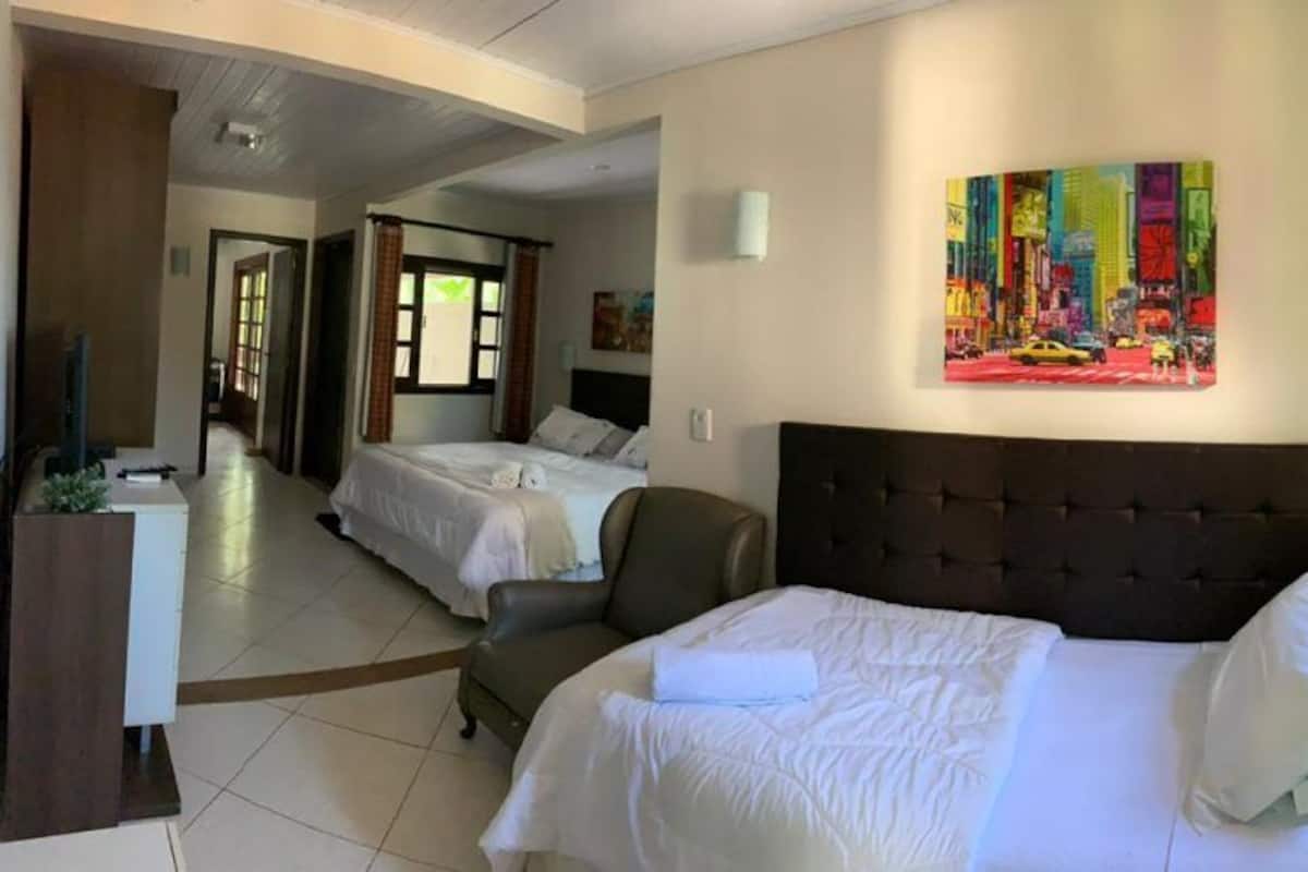 Departamento senior | 2 habitaciones, wifi gratis y ropa de cama