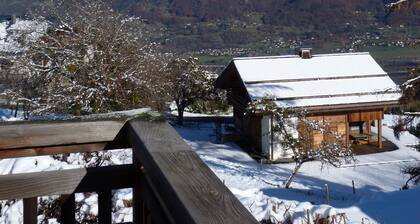 Appartement F2 dans chalet face au Mont Blanc (animaux non acceptés)